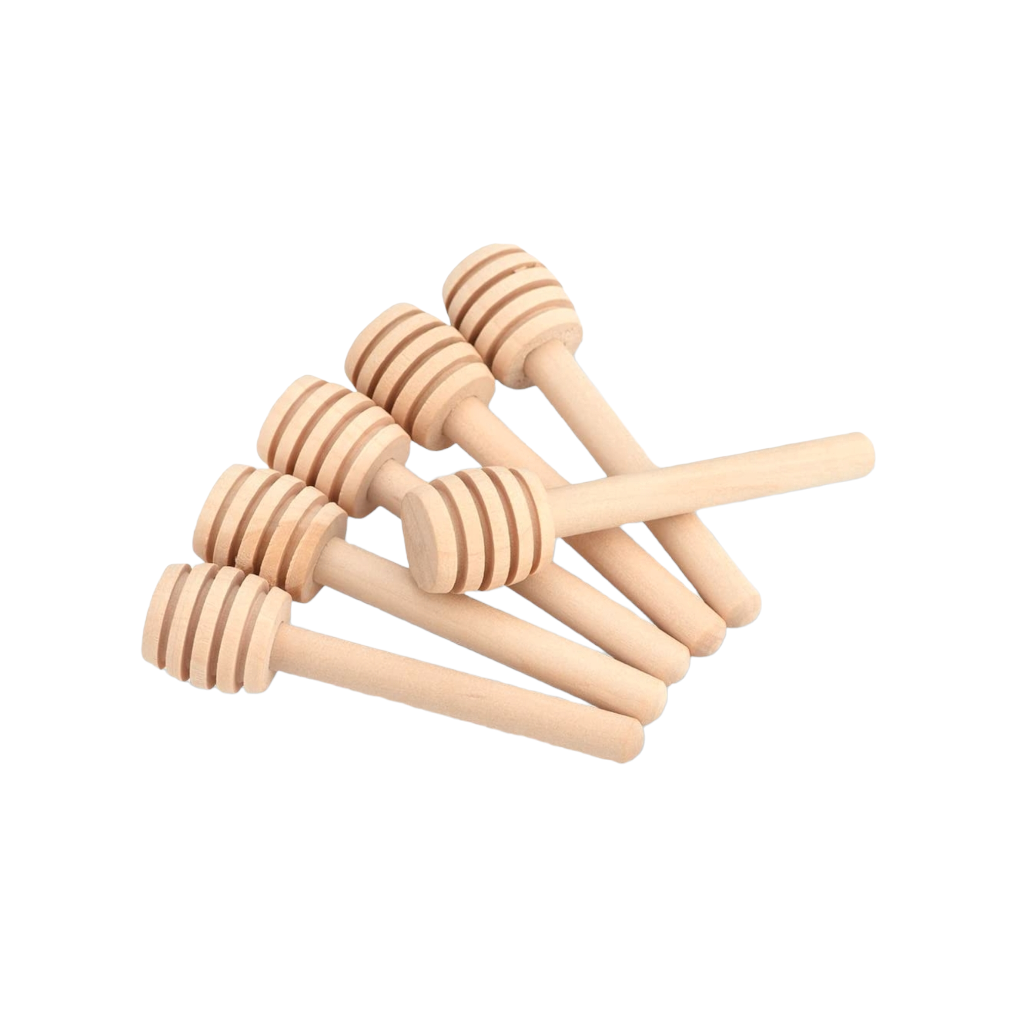 Wooden Honey Dipper Sticks 8cm 10pack