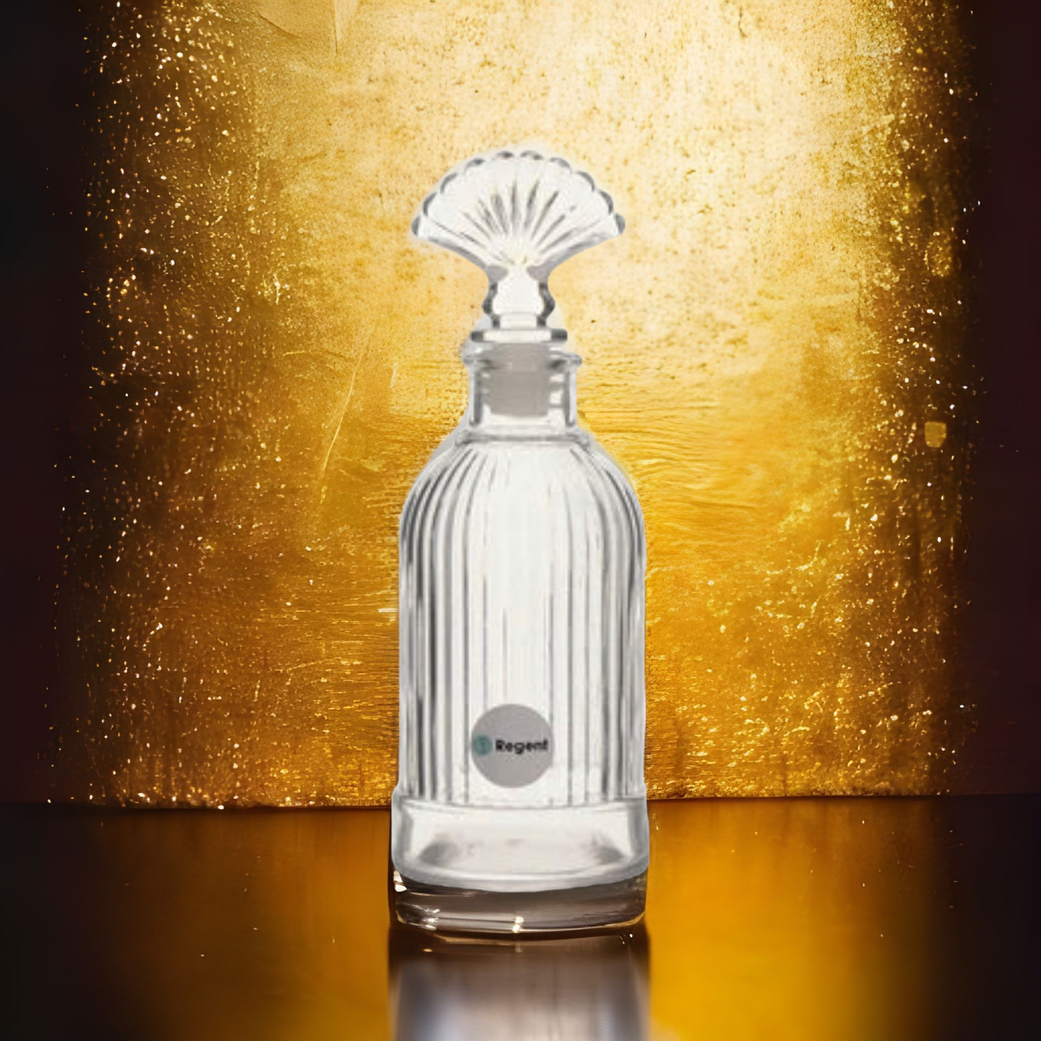 Regent 200ml Glass Perfume Bottle with Shell Stopper 10777