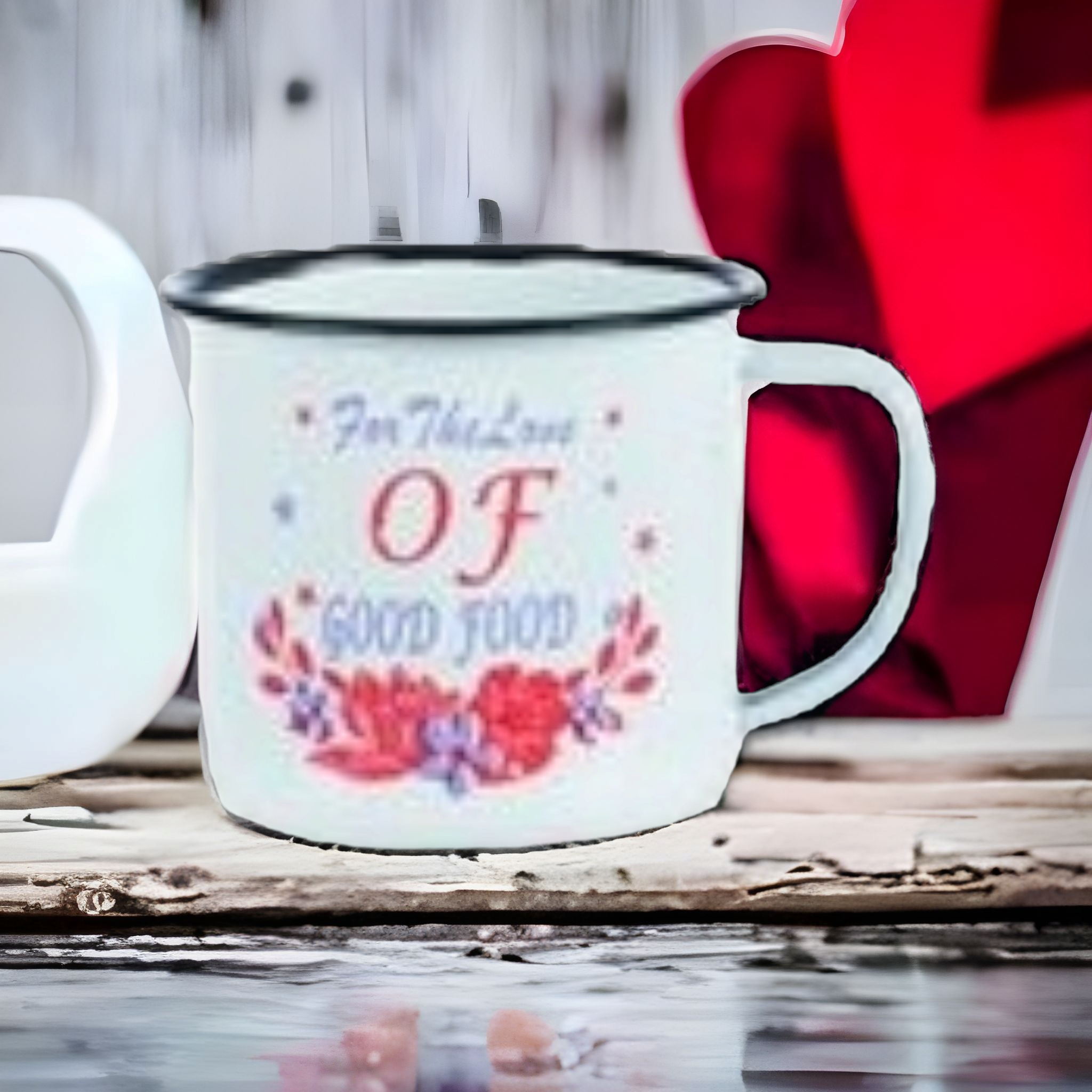 Enamel Mug 6cm with Sayings
