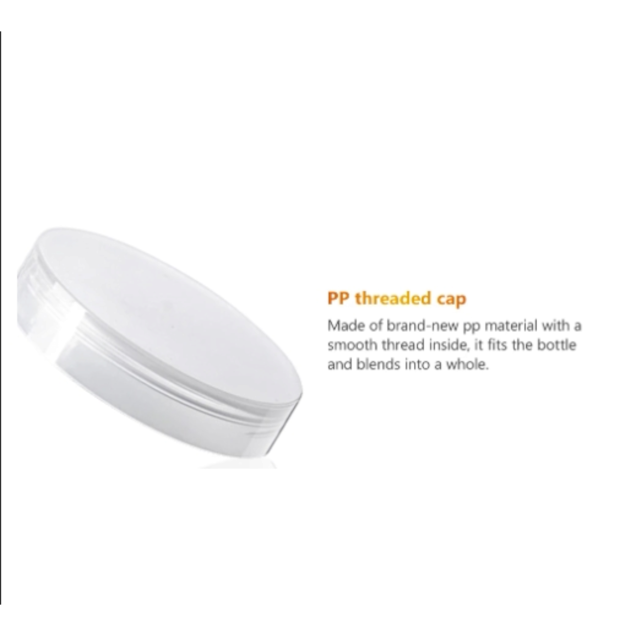 100ml PET Plastic Cosmetic Jar Wide Bottle