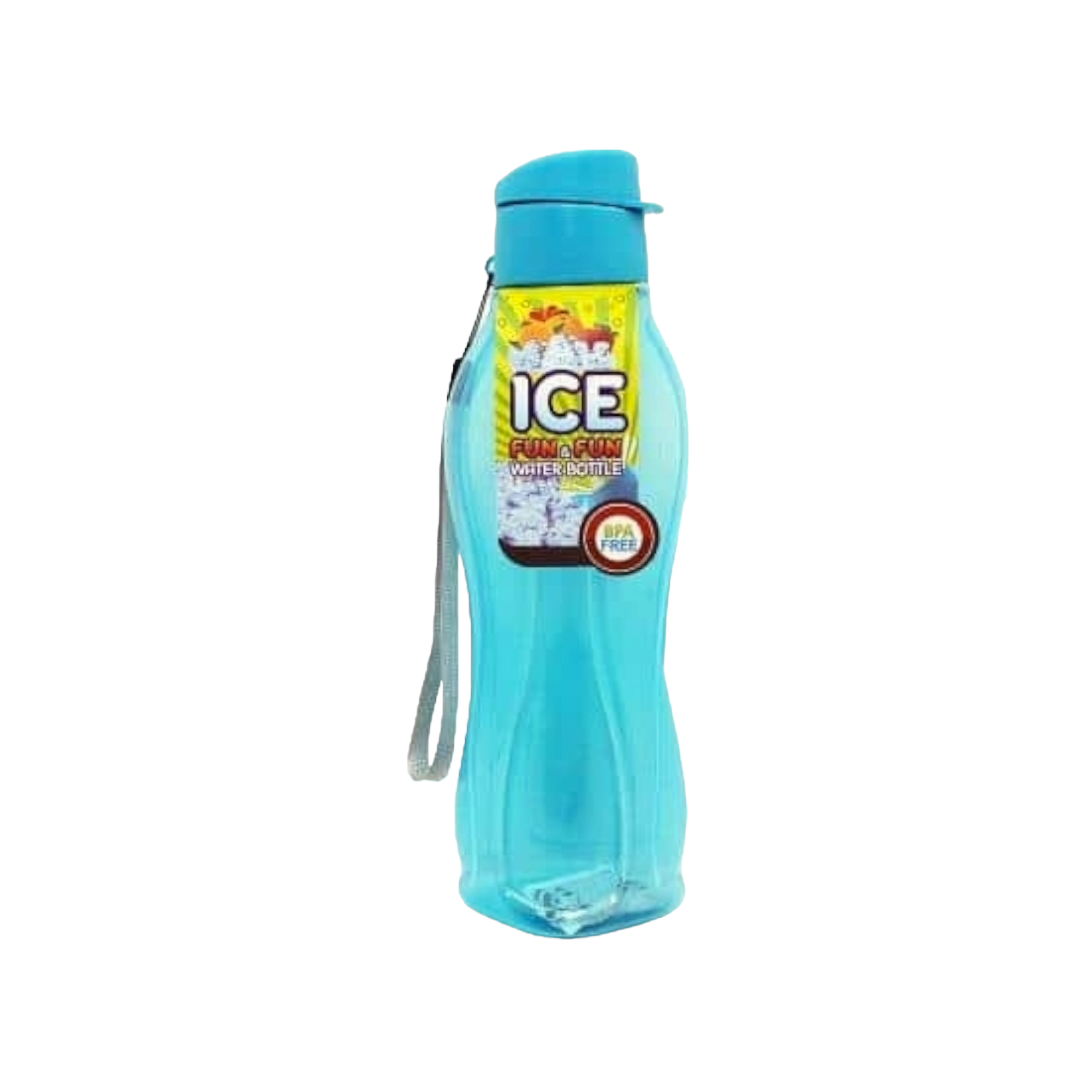 600ml Ice Fun & Fun Sports Water Bottle Flip Cap Nu Ware