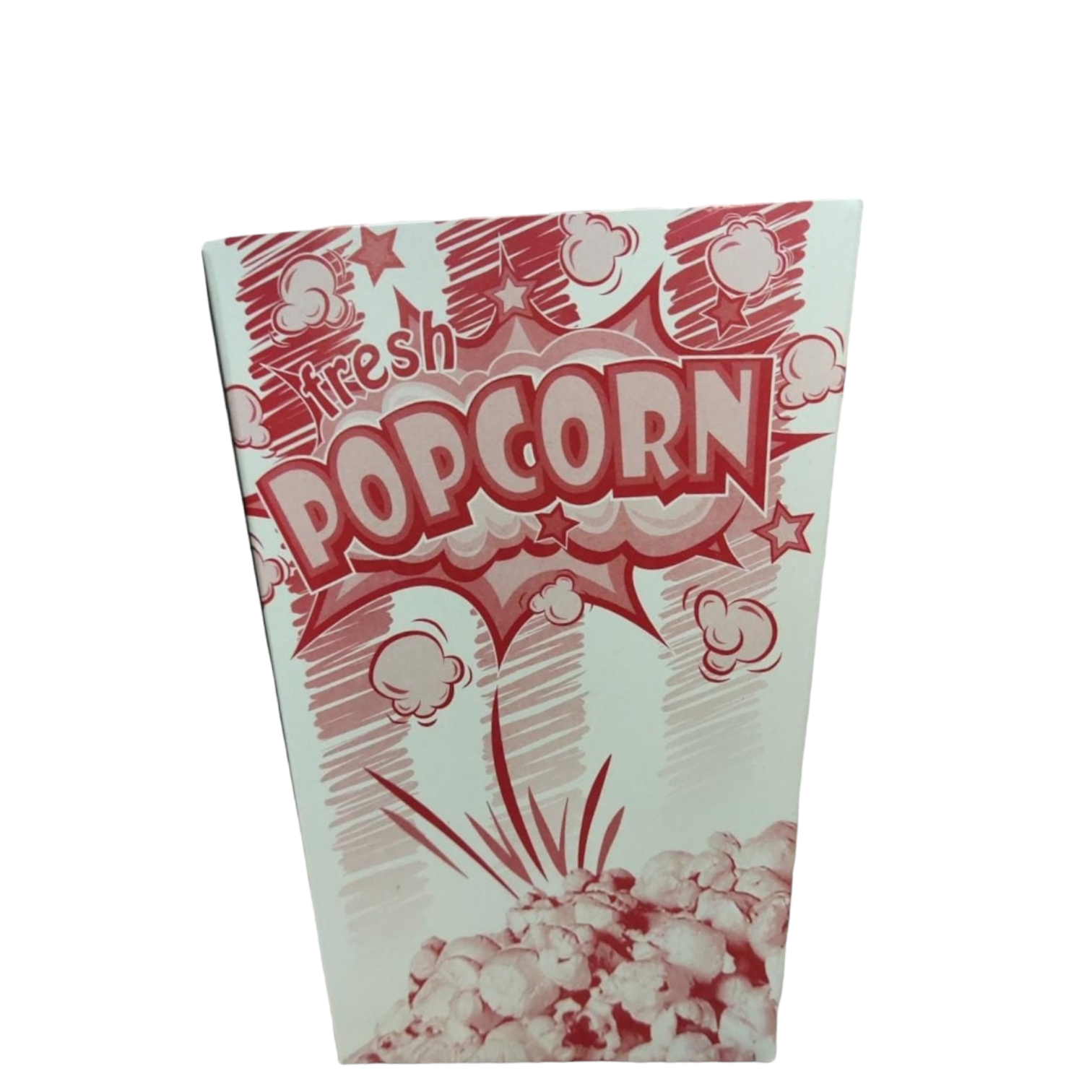 Retro Kraft Popcorn Box Holder Vintage