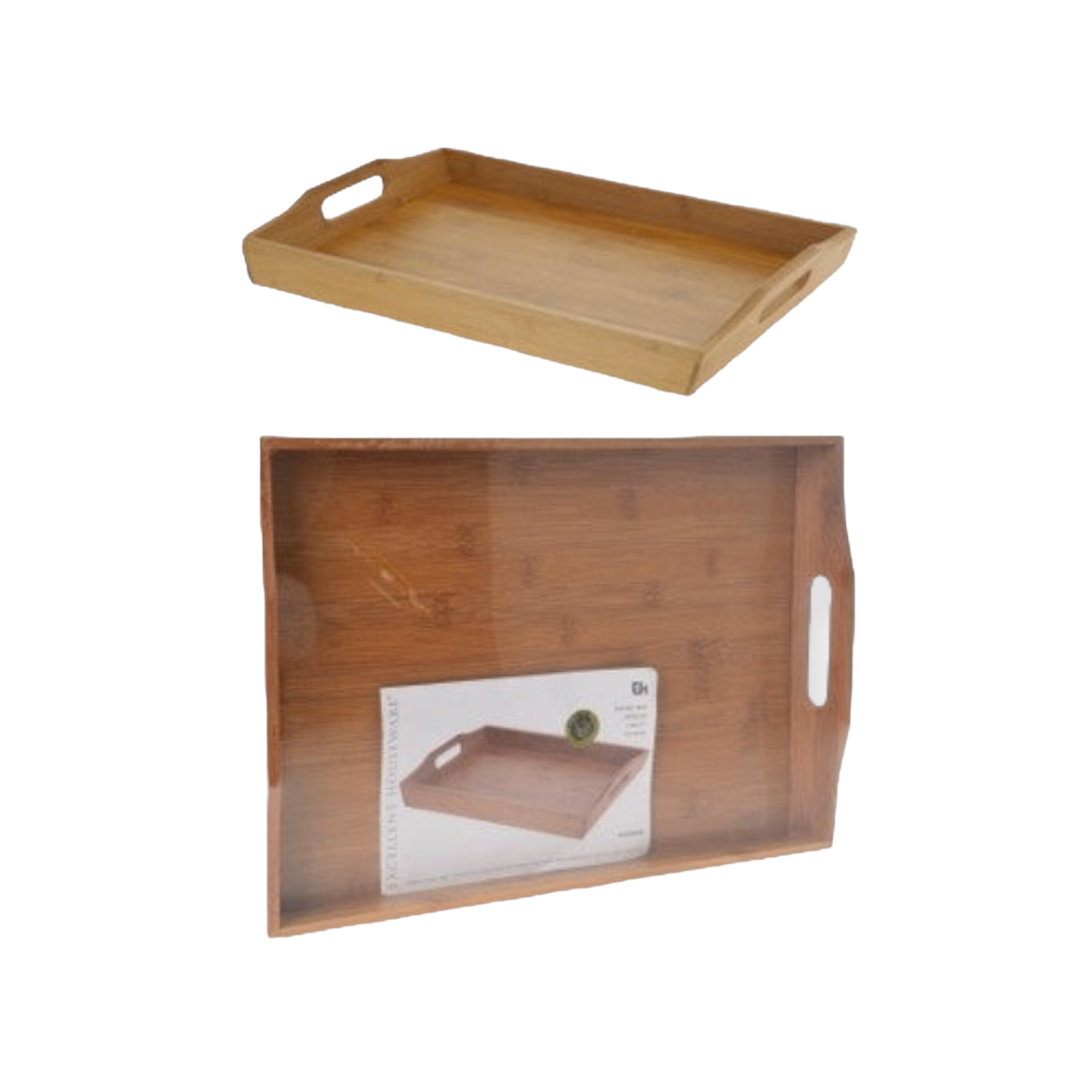 EH Serving Tray Bamboo Rectangular 5.5cm 21012