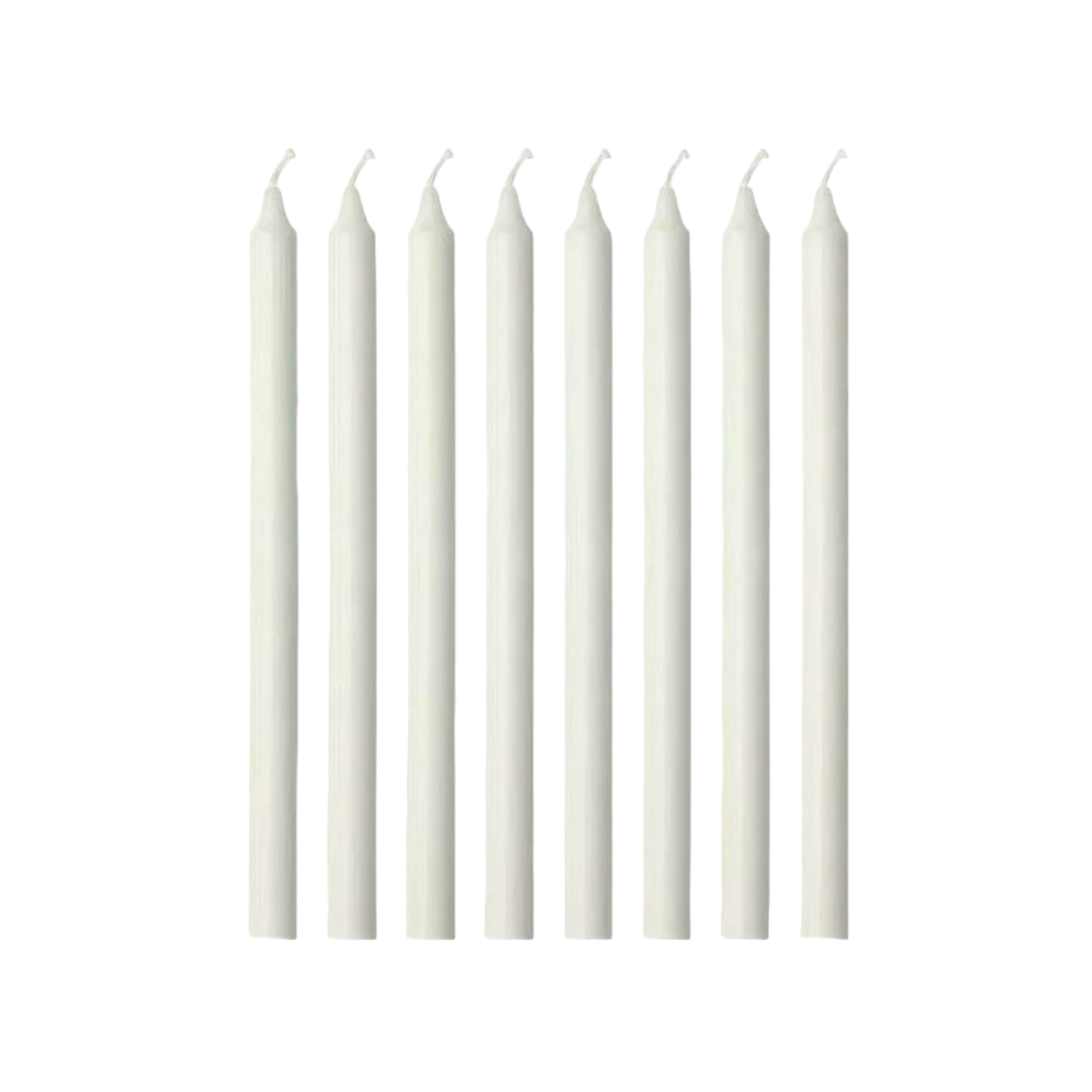 Tapered White Catering Candle 6pack