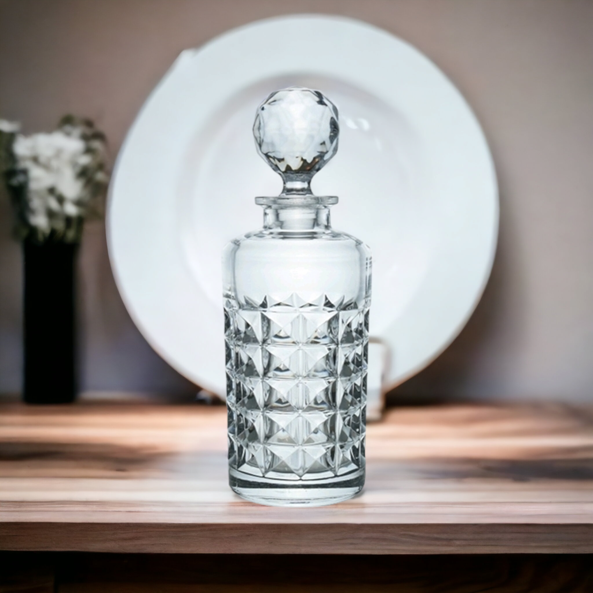 Crystal Bohemia 500ml Diamond Decanter