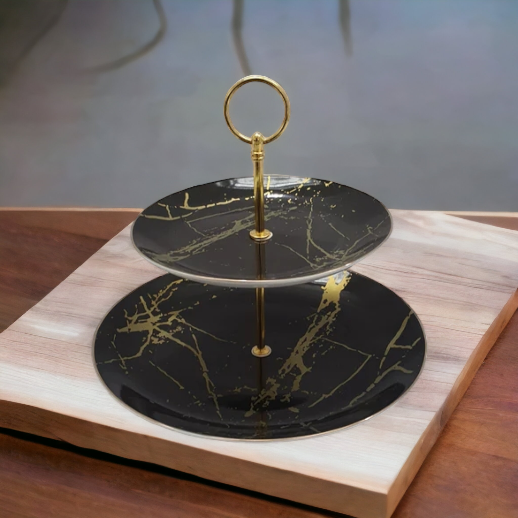 Patisserie Cake Server Stand 2 Tier - 2 Layer SGN2457