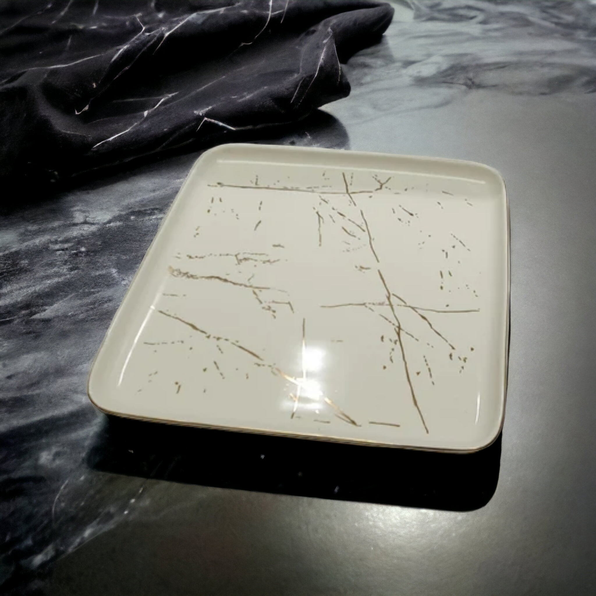 Porcelain Dinner Plate 10Inch Square SGN2463