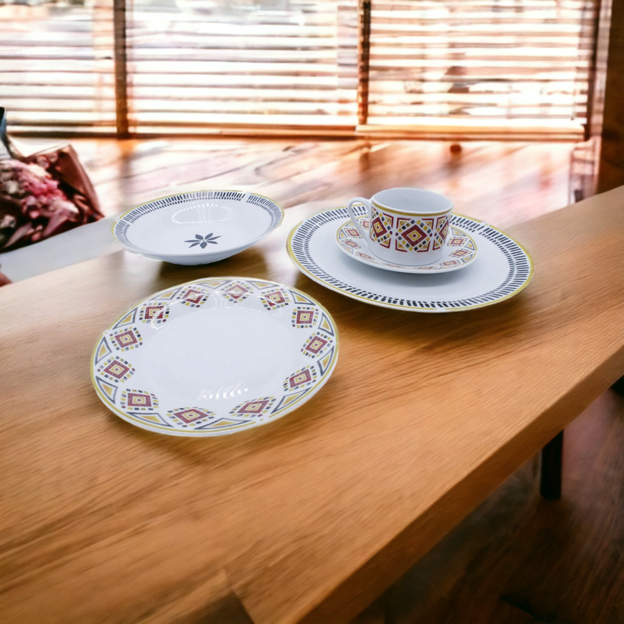 Porcelain Dinner Set 20pc Trial Ethnic SGN1948