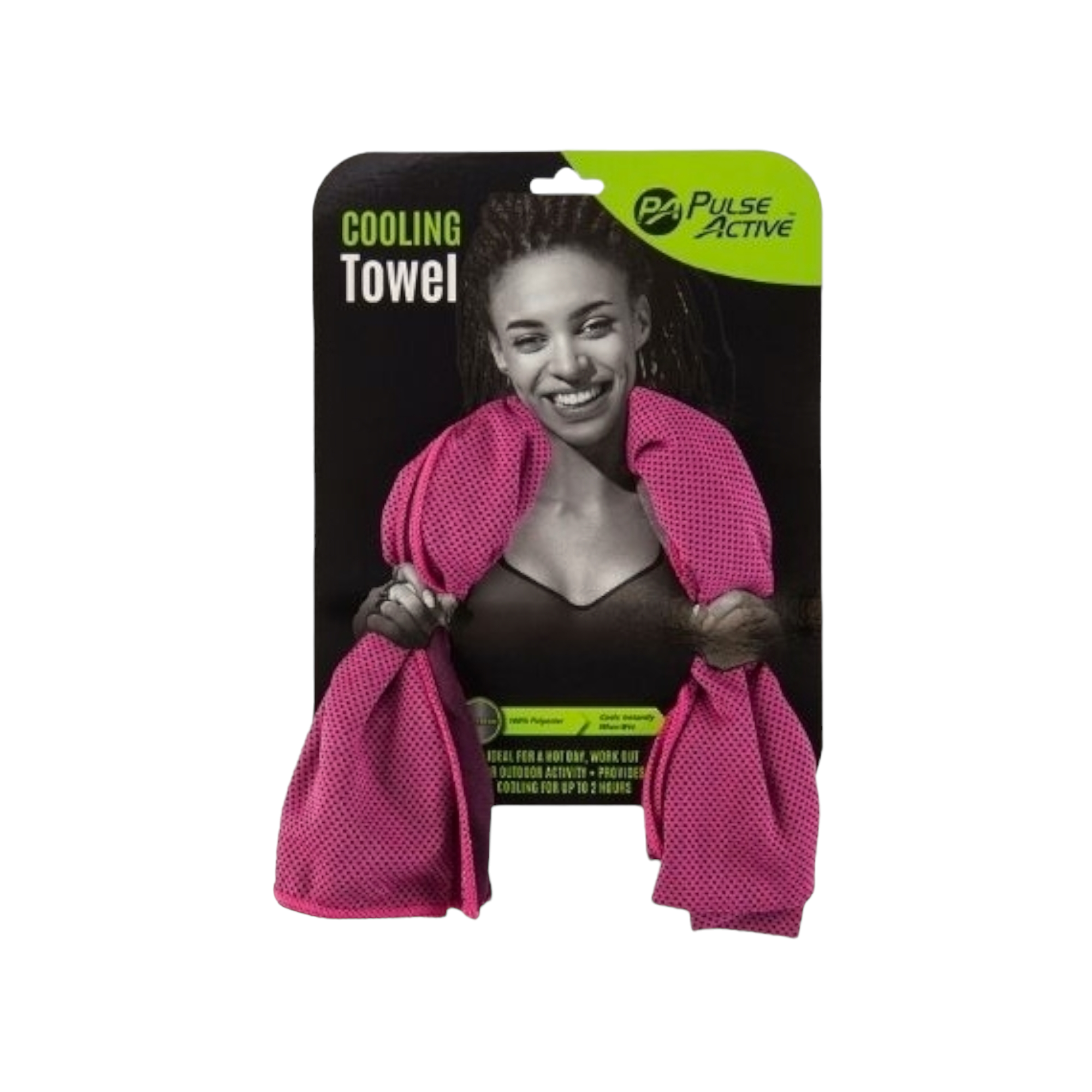 Pulse Active Fitness Gym Cooling Towel 100x30cm