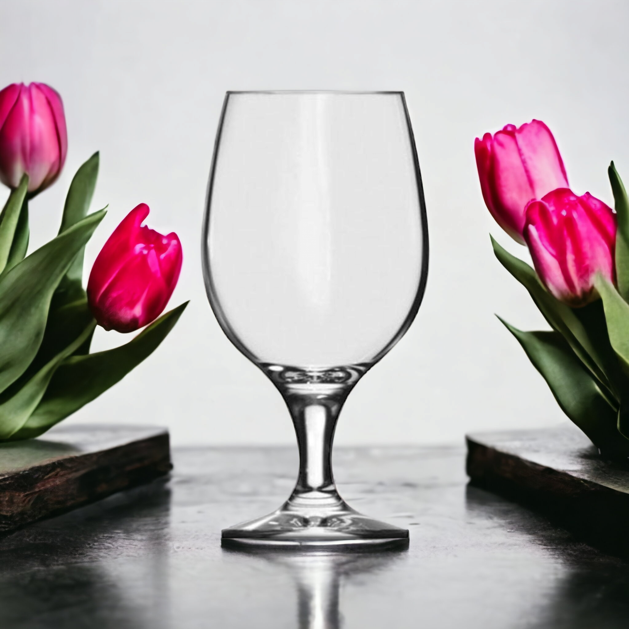 Nadir Glass Tumbler 500ml Beer Belga Stemmed