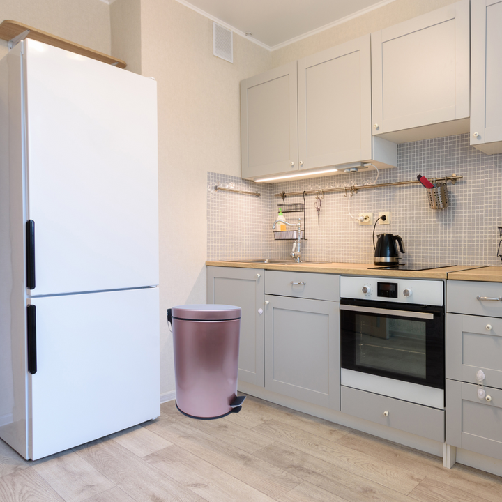 Office Pedal Dustbin 12L Rose Gold SGN090