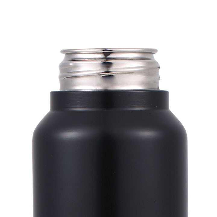 Bergner Sports Flask 750ml Black Water Bottle Stainless Steel SGN2186