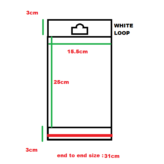 Polyprop Cellophane Selfseal Bags 15.5x31cm Euro Slot Hole 100pack