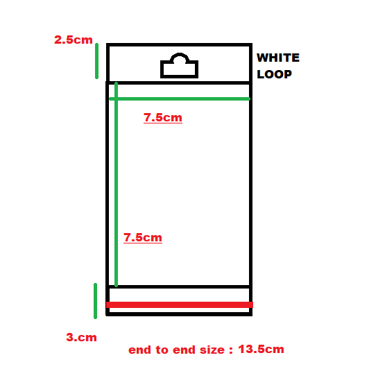 Polyprop Cellophane Selfseal Bags 7.5x13cm Euro Slot Hanging 100pack