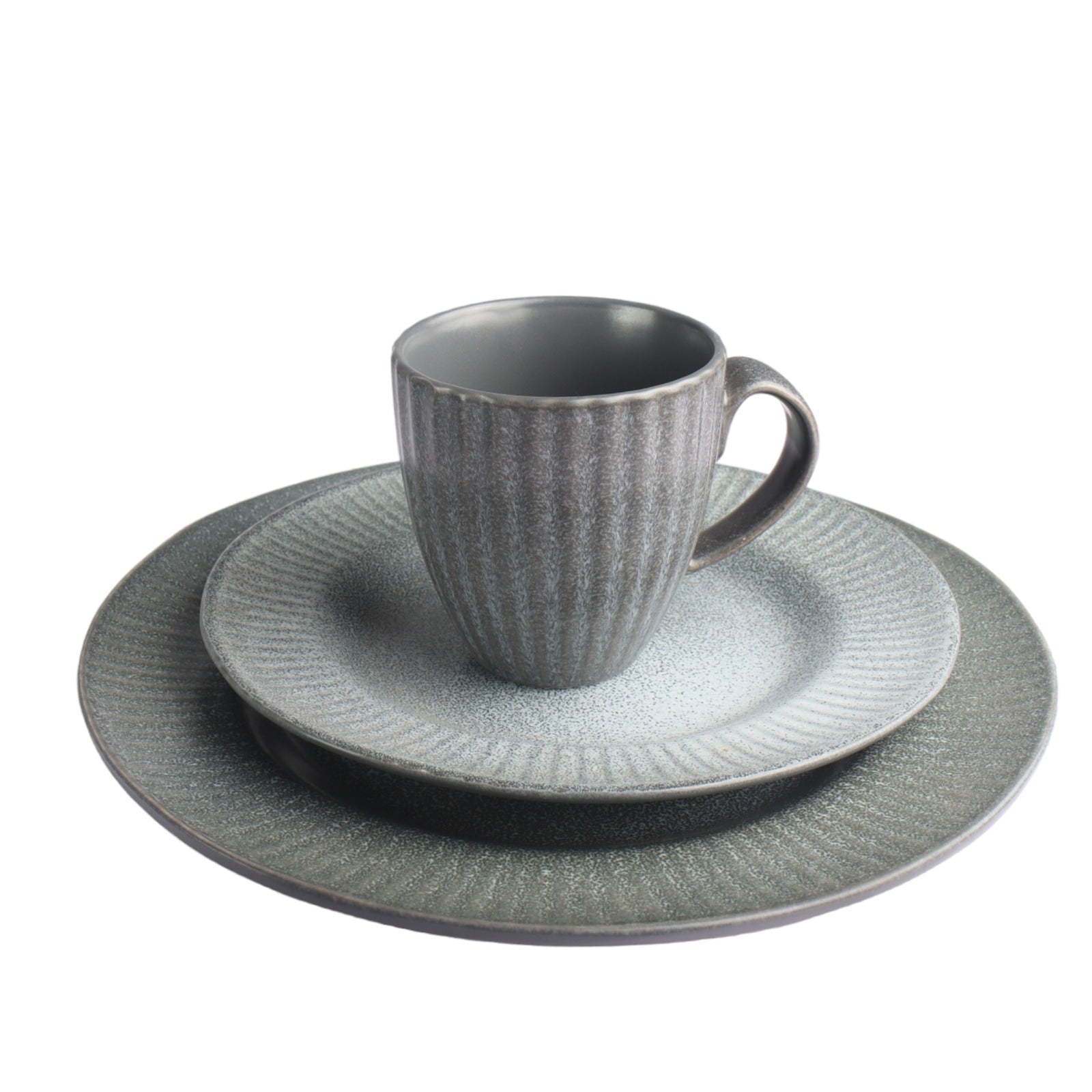 Dinner Plate Embossed 20.5cm Reactive Design Colour SZL079-2