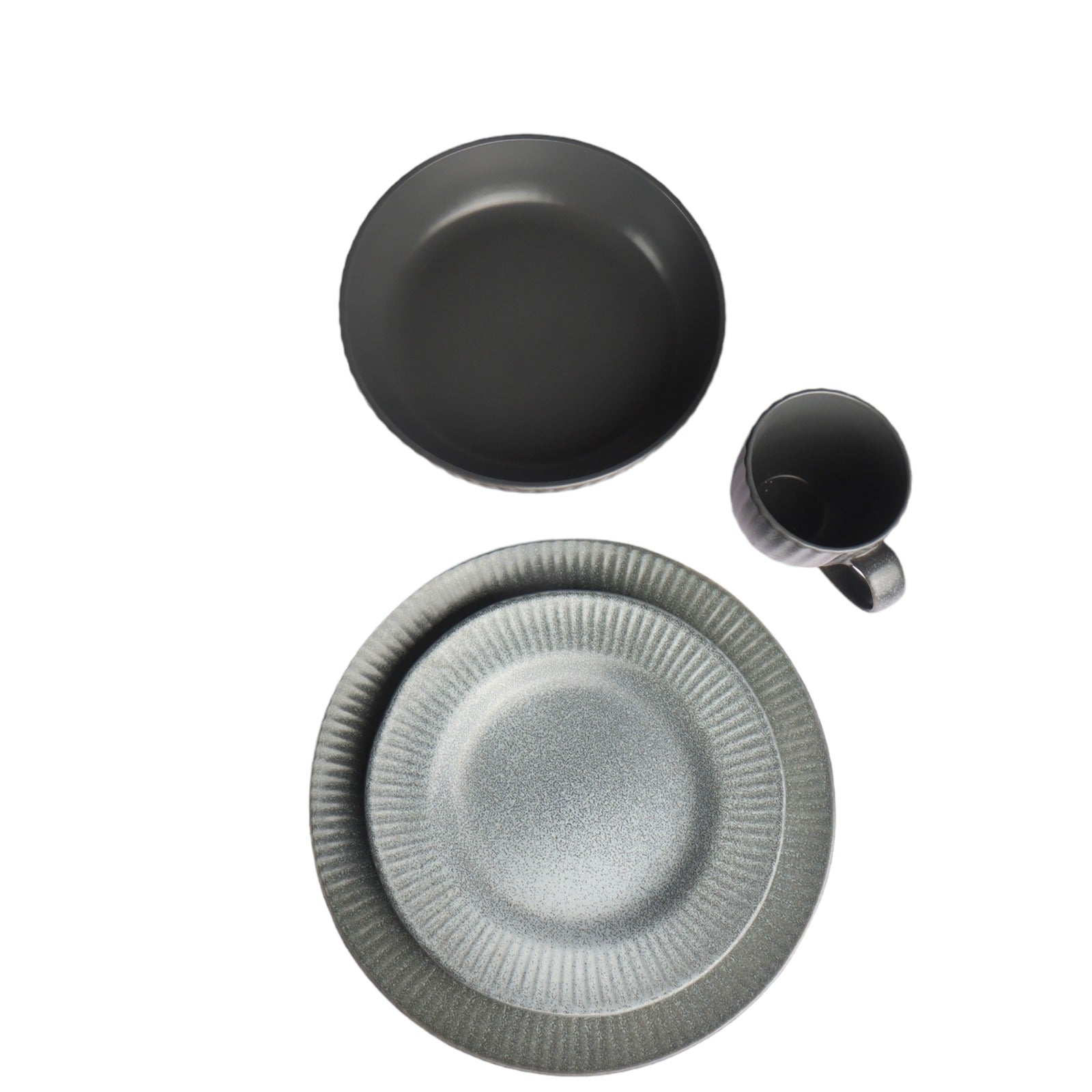 Dinner Plate Embossed 20.5cm Reactive Design Colour SZL079-2