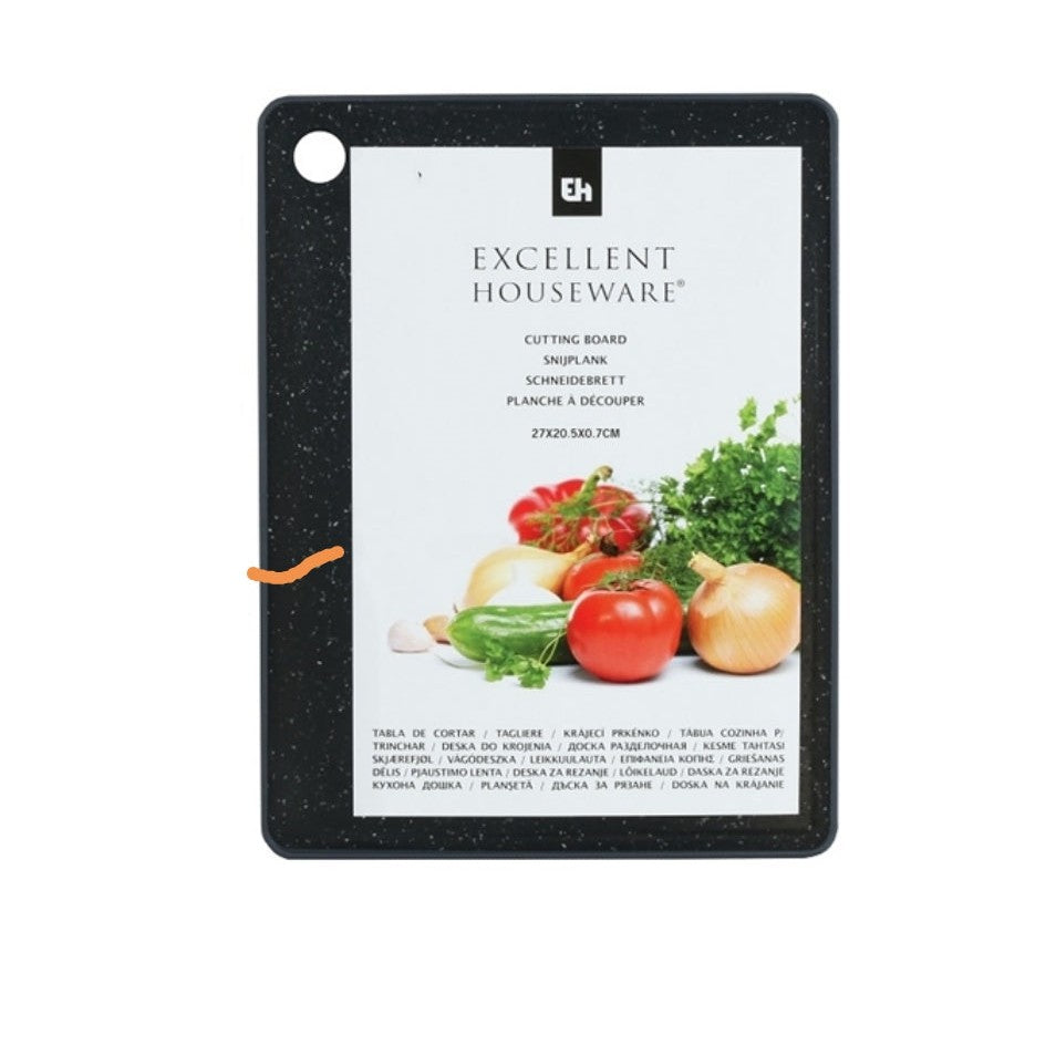 Cutting Board 27x20.5cm Black 21650