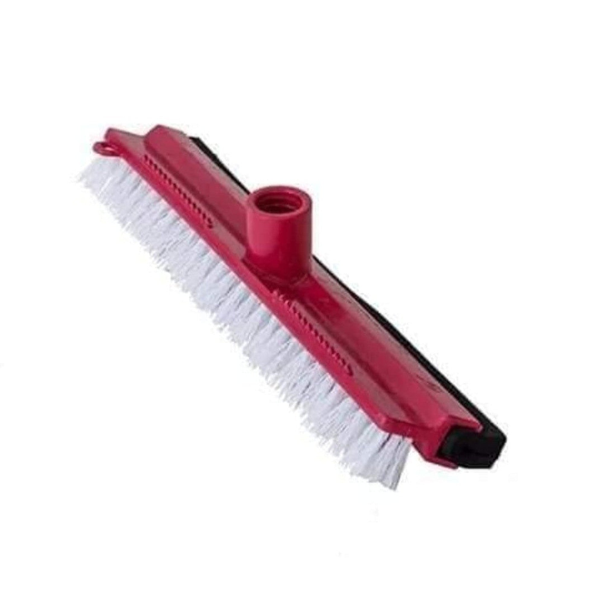 Multipurpose Floor Squeegee with Scrubbing Brush & Stick 2-in-1 Dual Function 45cm BPH-379