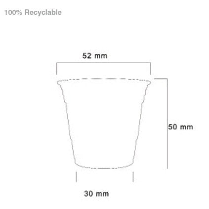 60ml Disposable Plastic Party Cup Shot Glasses 10pack