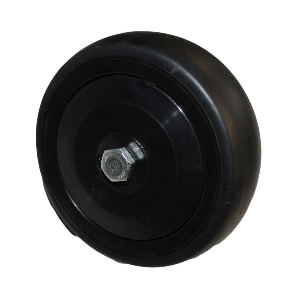 Castor 125mm Black Rubber Wheel + BNTW
