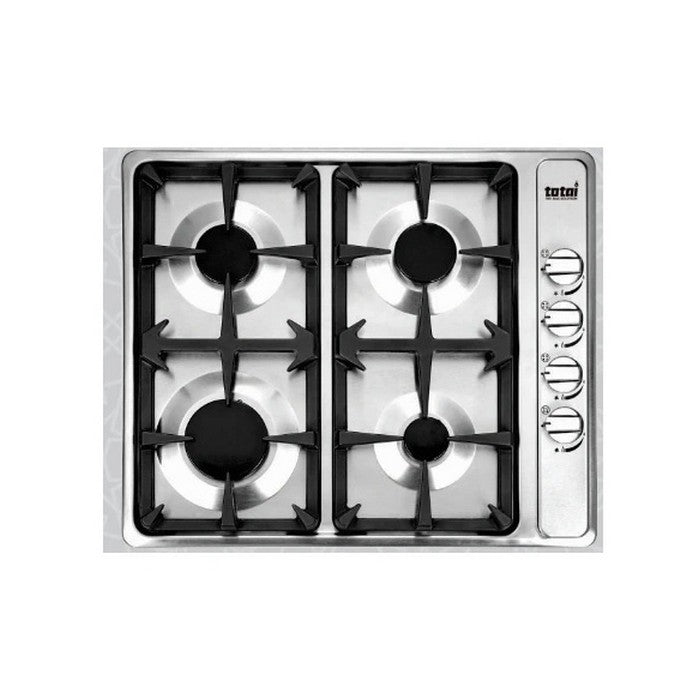 Totai 4-Burner Gas Hob 60cm With Cast Iron Grids 26/TOTG4502CB