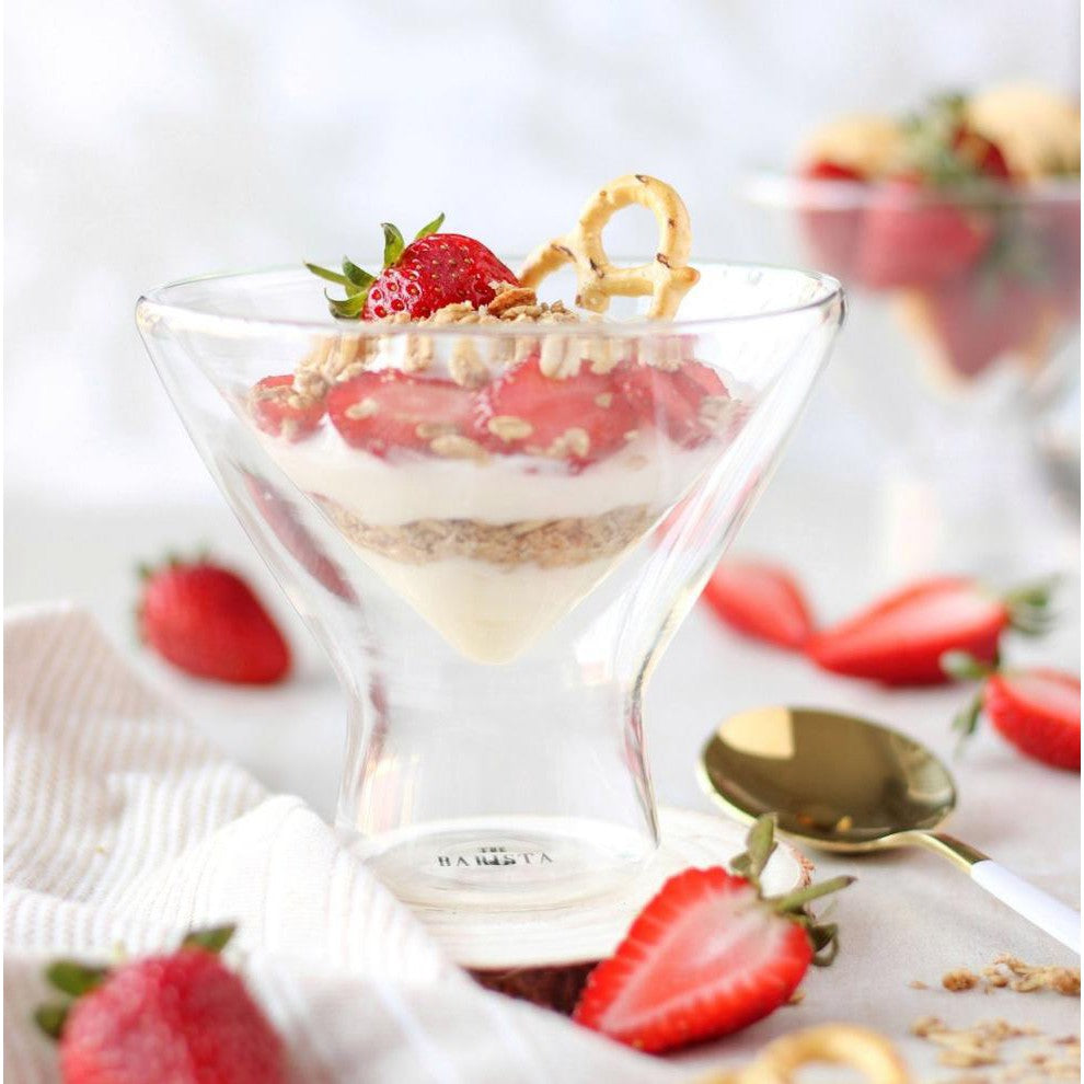 Barista Borosilicate Ice Cream Bowl Double Wall 200ml 2pc 10198