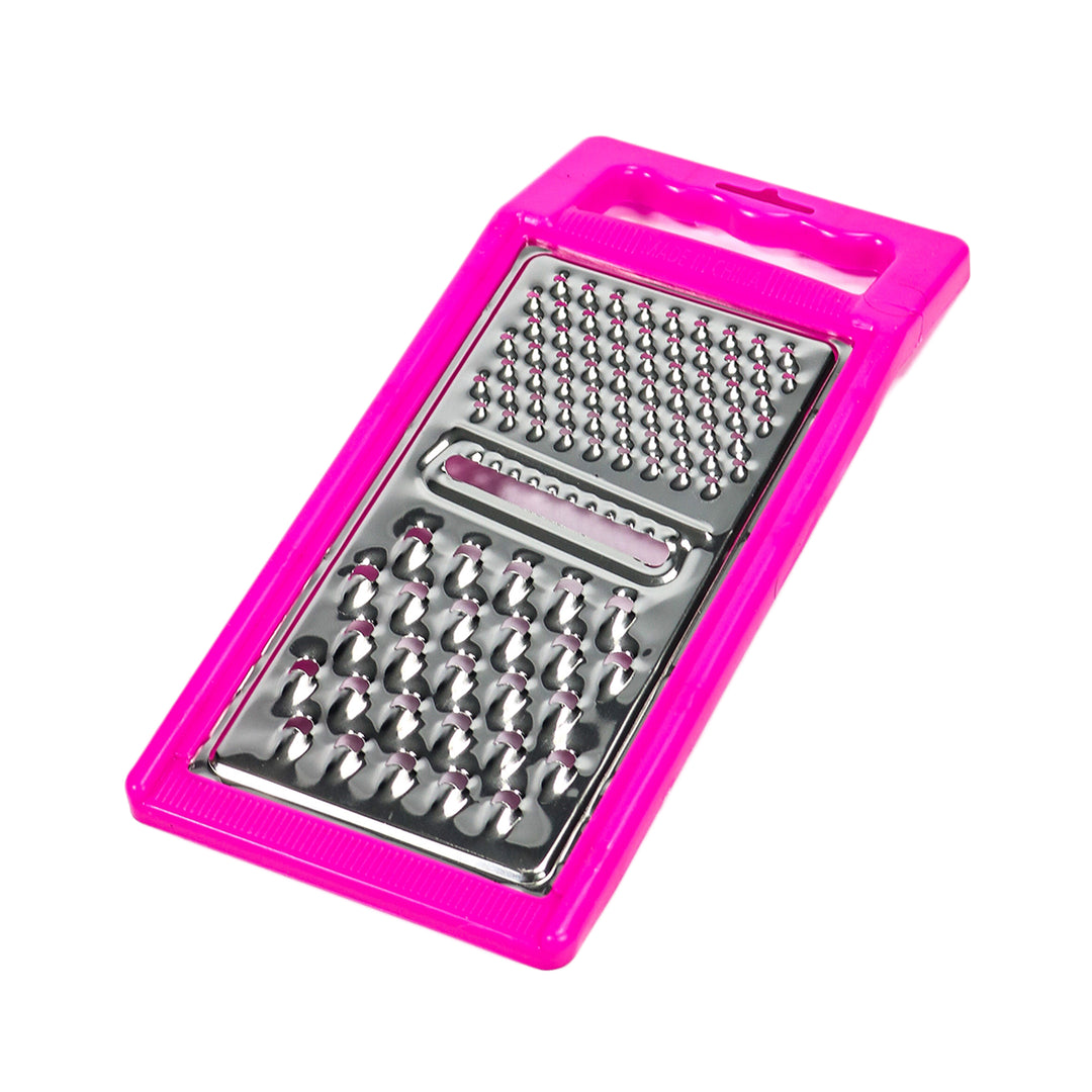Grater Flat Universal Stainless steel with plastic cover