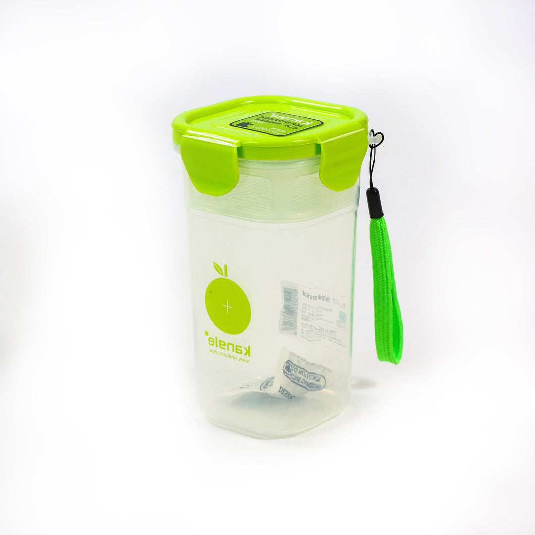 Kangle Plastic Storage Container with Clip Lock Lid 15x8cm