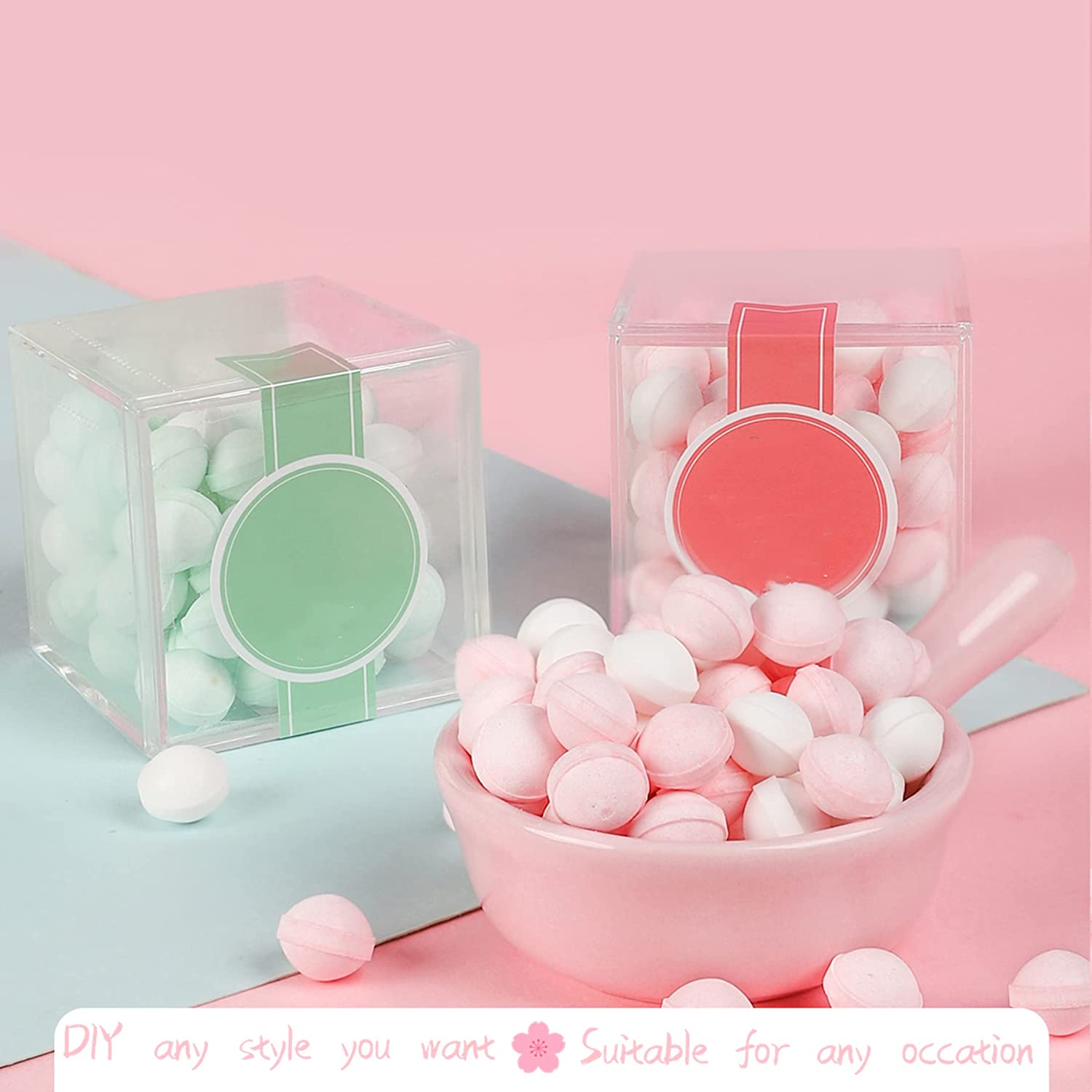 Acrylic Gift Box Square 10x10x10cm Super Transparent with Flip Lid