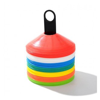 Training Disc Agility Cones - Sports Field Markers Soft