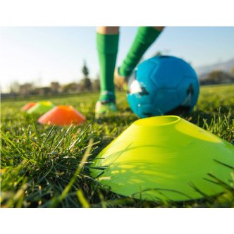 Training Disc Agility Cones - Sports Field Markers Soft