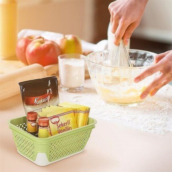 Titiz Retro Storage Basket 860ml TP-592