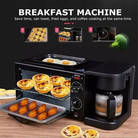 Mini Oven 3-in-1 Breakfast Maker 7L