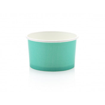 Ice Cream Paper Cups 150ml Pastel Mint Vintage Tubs 5pack