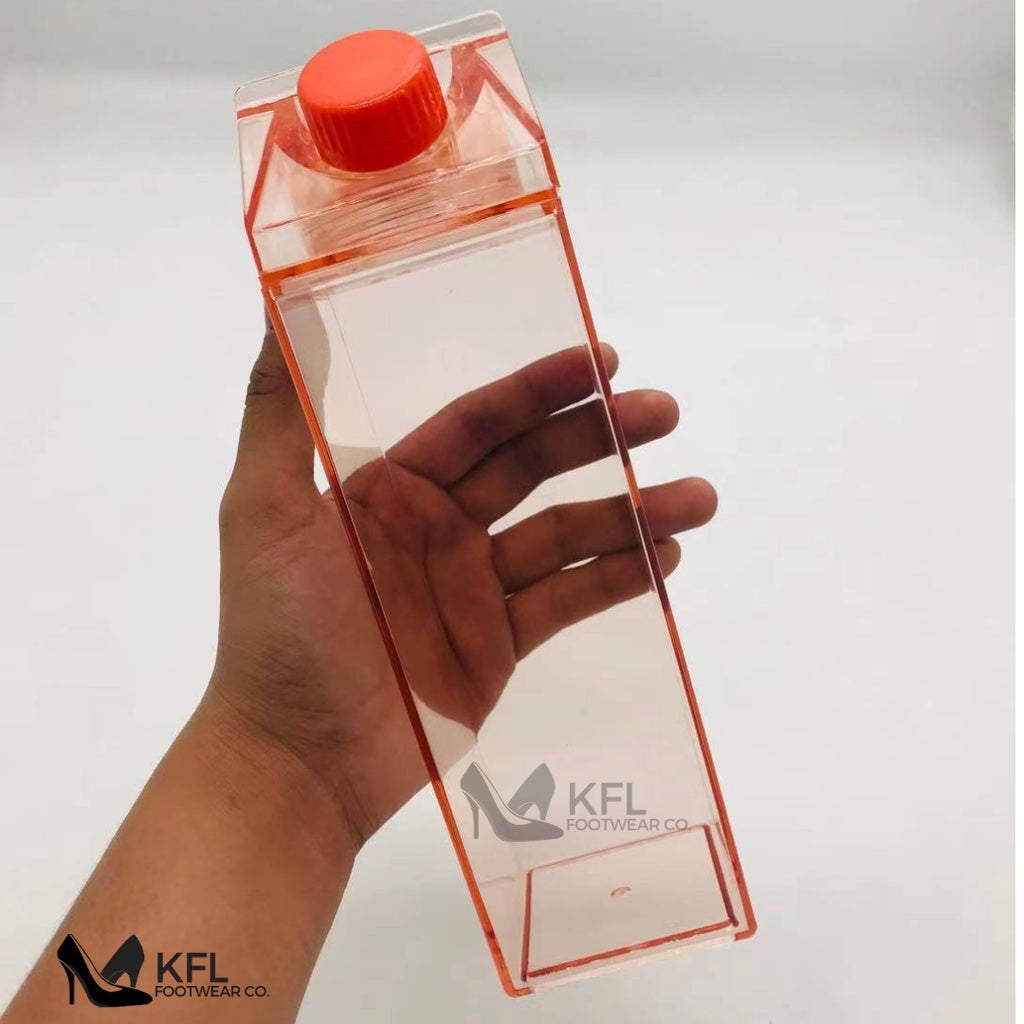 Milk Carton Bottle 500ml Acrylic Plastic