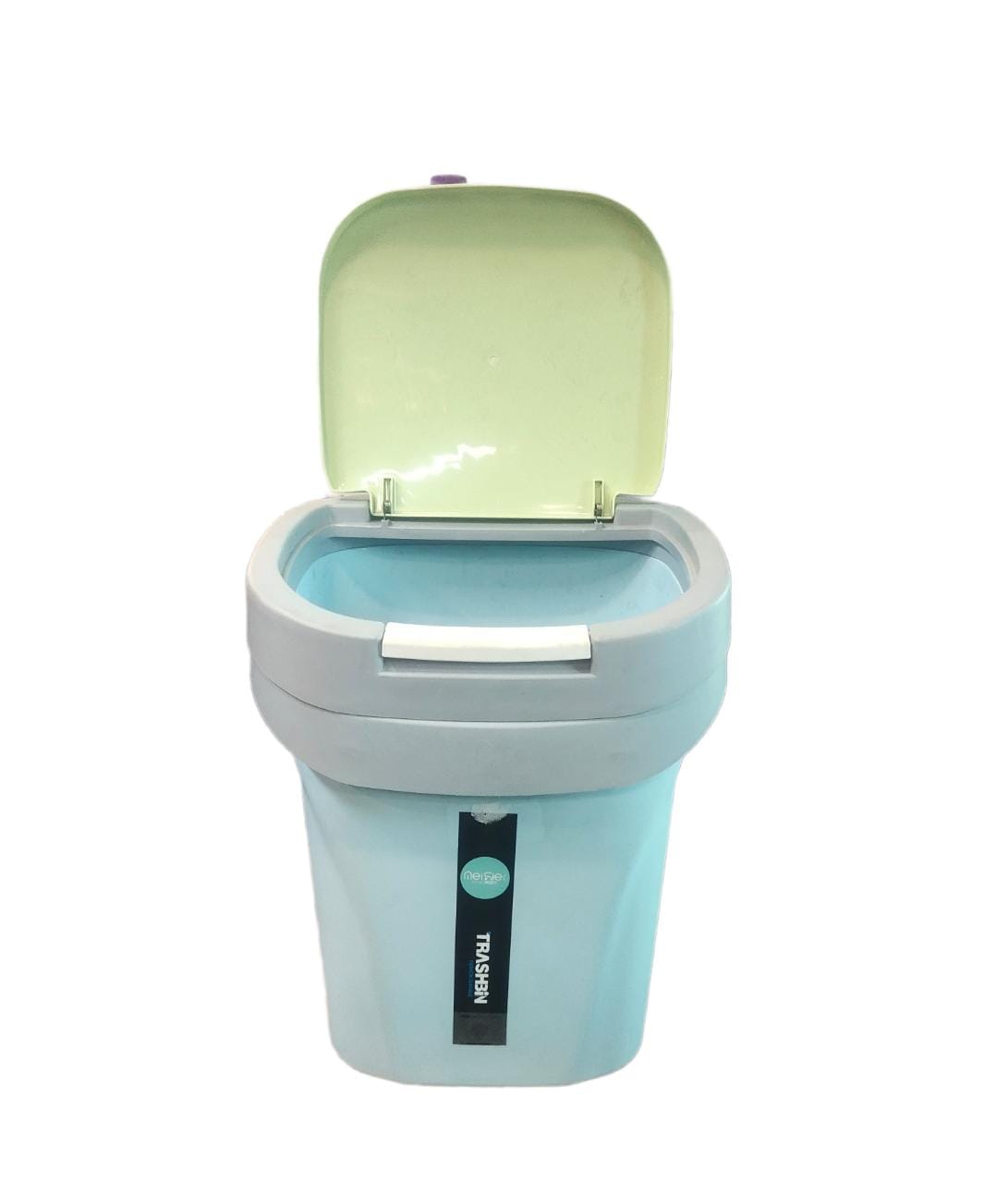 Plastic Flip Top Pedal Bin Office/Kitchen Wastepaper Dustbin Blue 495