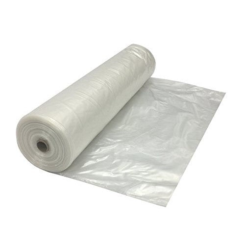 Plastic Flat Sheeting 750mmx50m 100mic 7kg per Roll