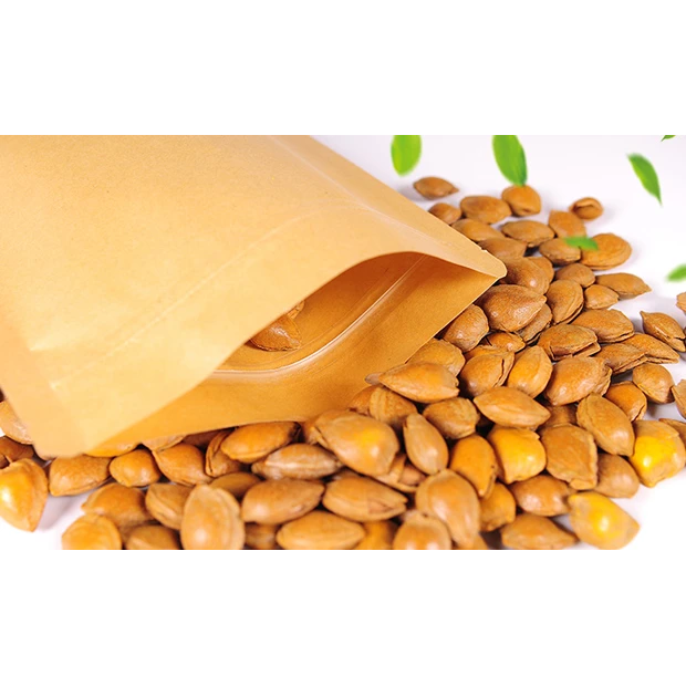 Kraft Pouch Bag Zip Lock Resealable Stand-Up with Window Brown 280mic 12pack