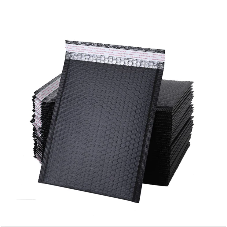 Bubble Pouch Mailer Bag Self-Seal Padded Envelope Black
