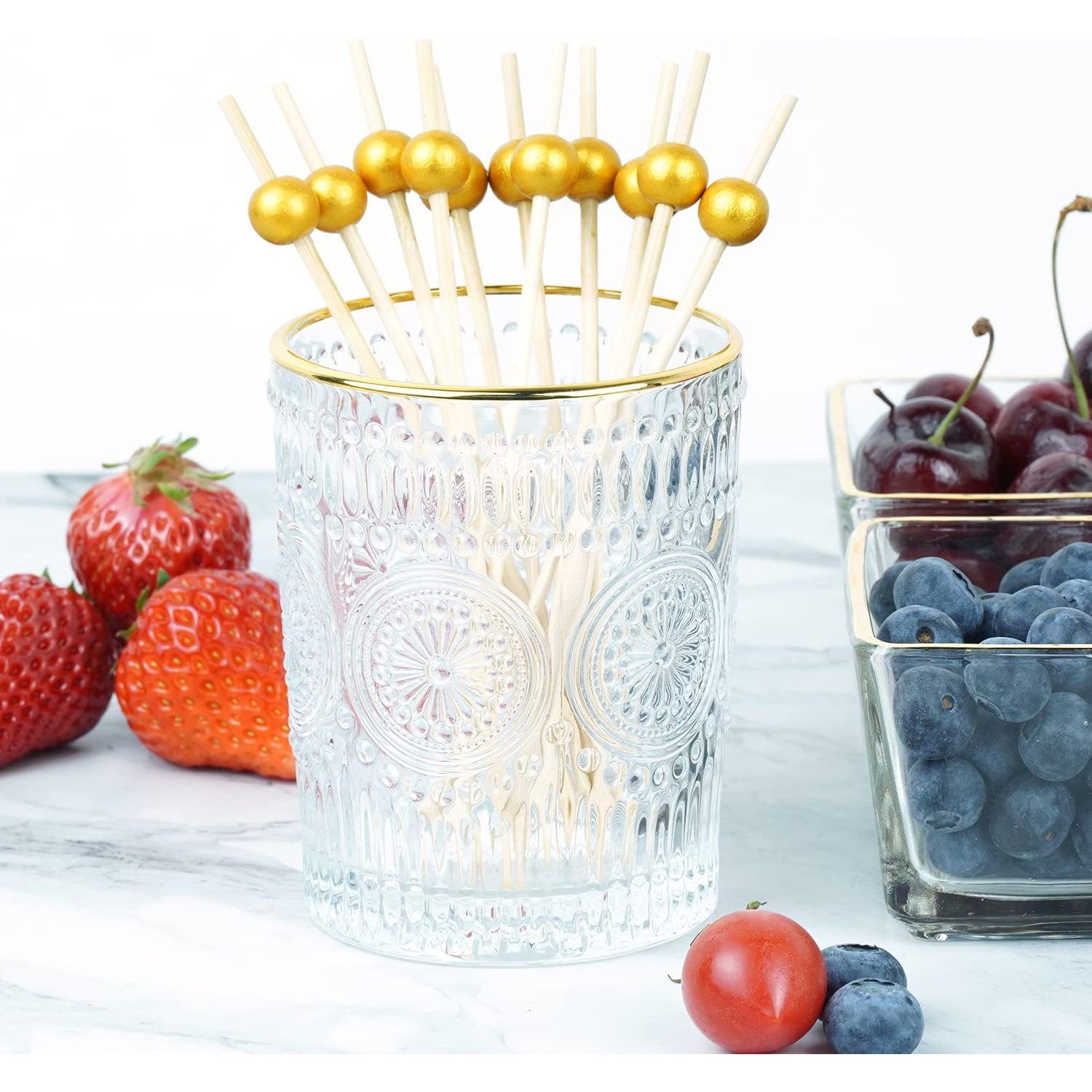 Wooden Cocktail Picks 12cm 50pack