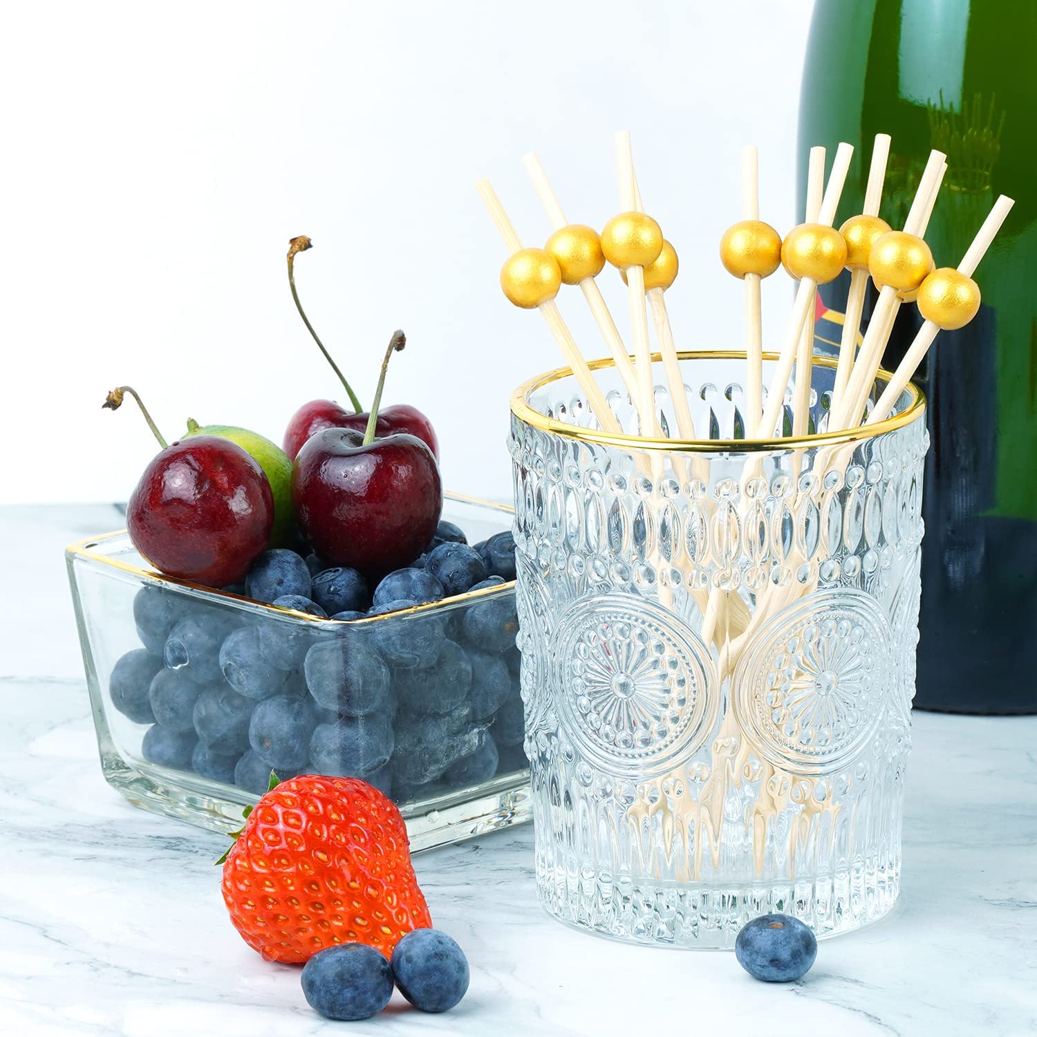 Wooden Cocktail Picks 12cm 50pack