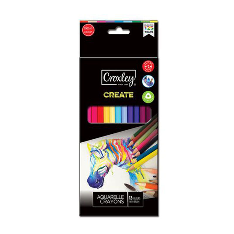 Croxley Pencil Colour Wood Free 12pack