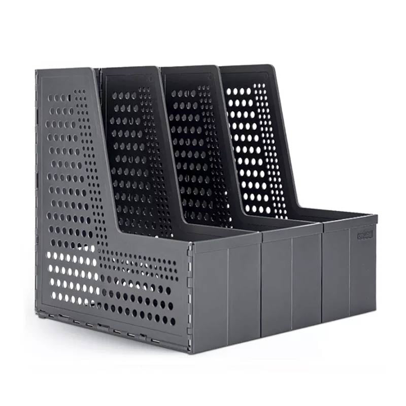 Deli Dark Grey Magazine Holder 288x50x300mm