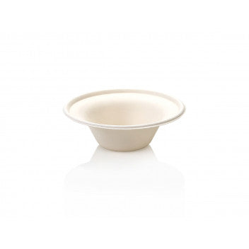 Biodegradable Bagasse Takeaway Bowl Wide Brim 250ml 10pack