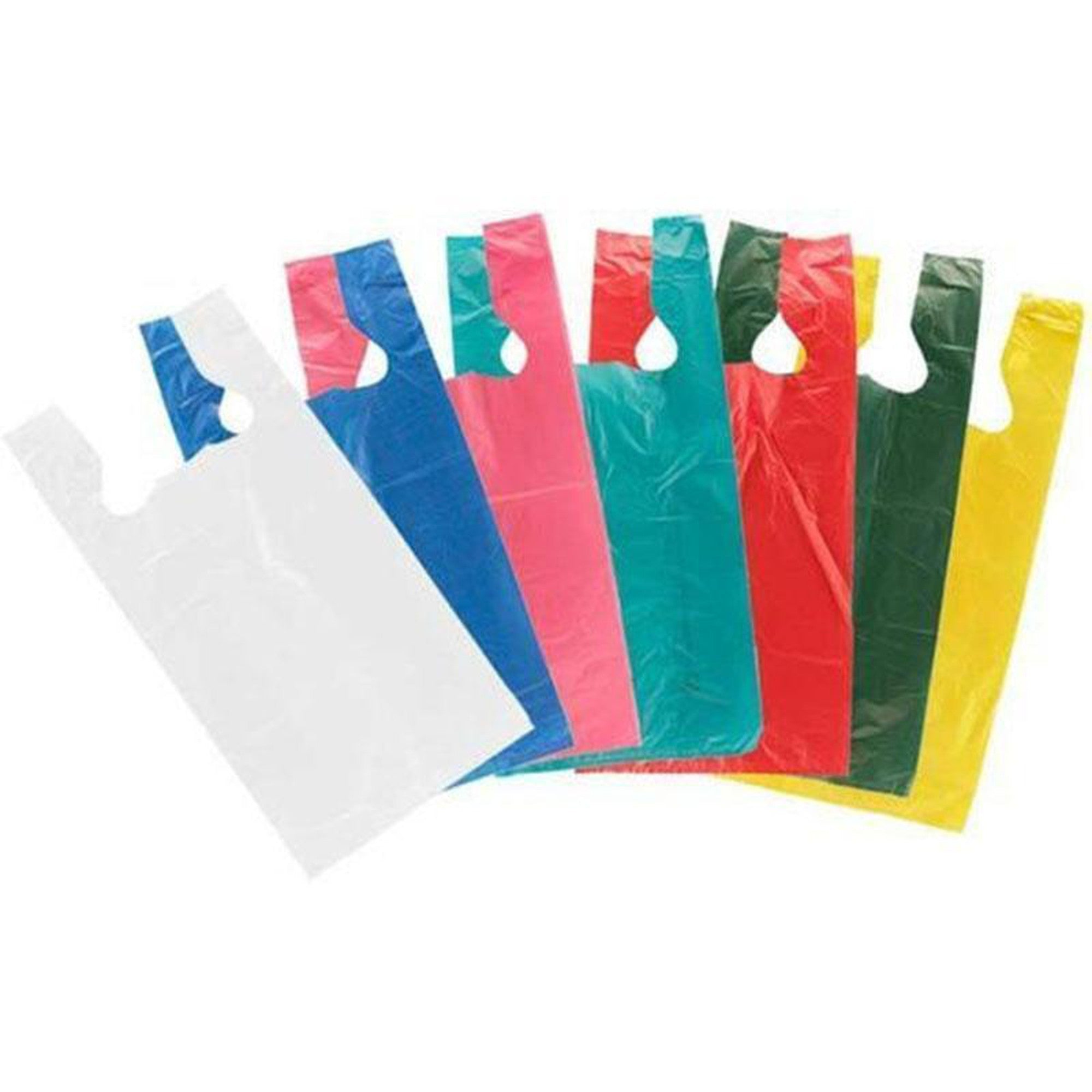 Mini Plastic Carrier Bags 12L VTC 25mic Recycle 250pack
