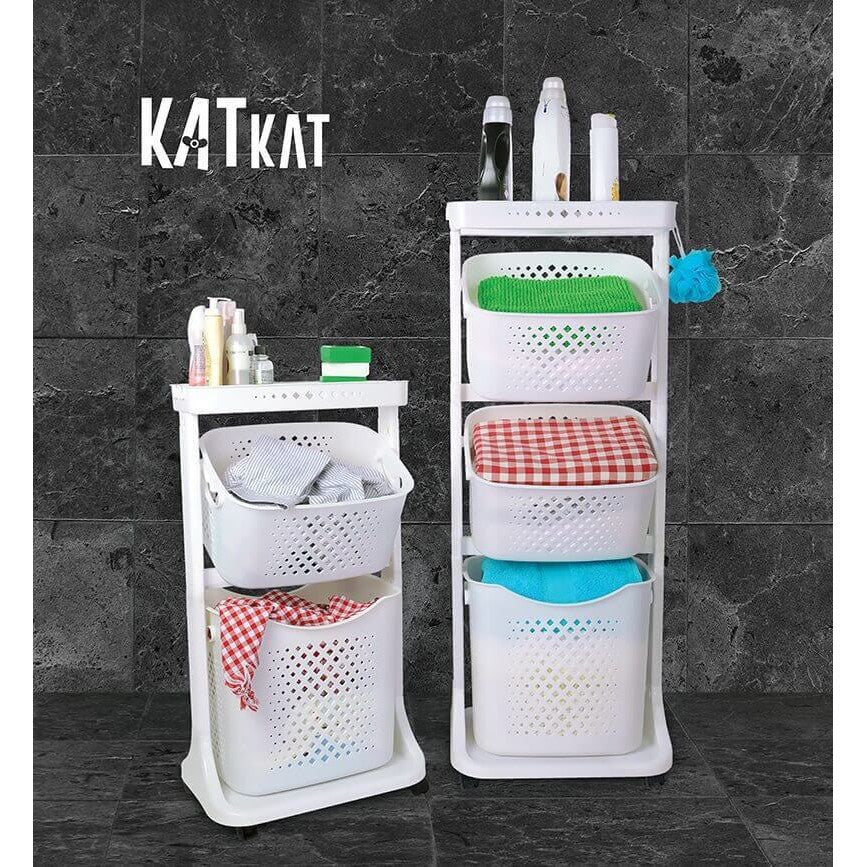 Titiz Plastic Basket Organizer No 4 Cream Kat Kat TP-750.03