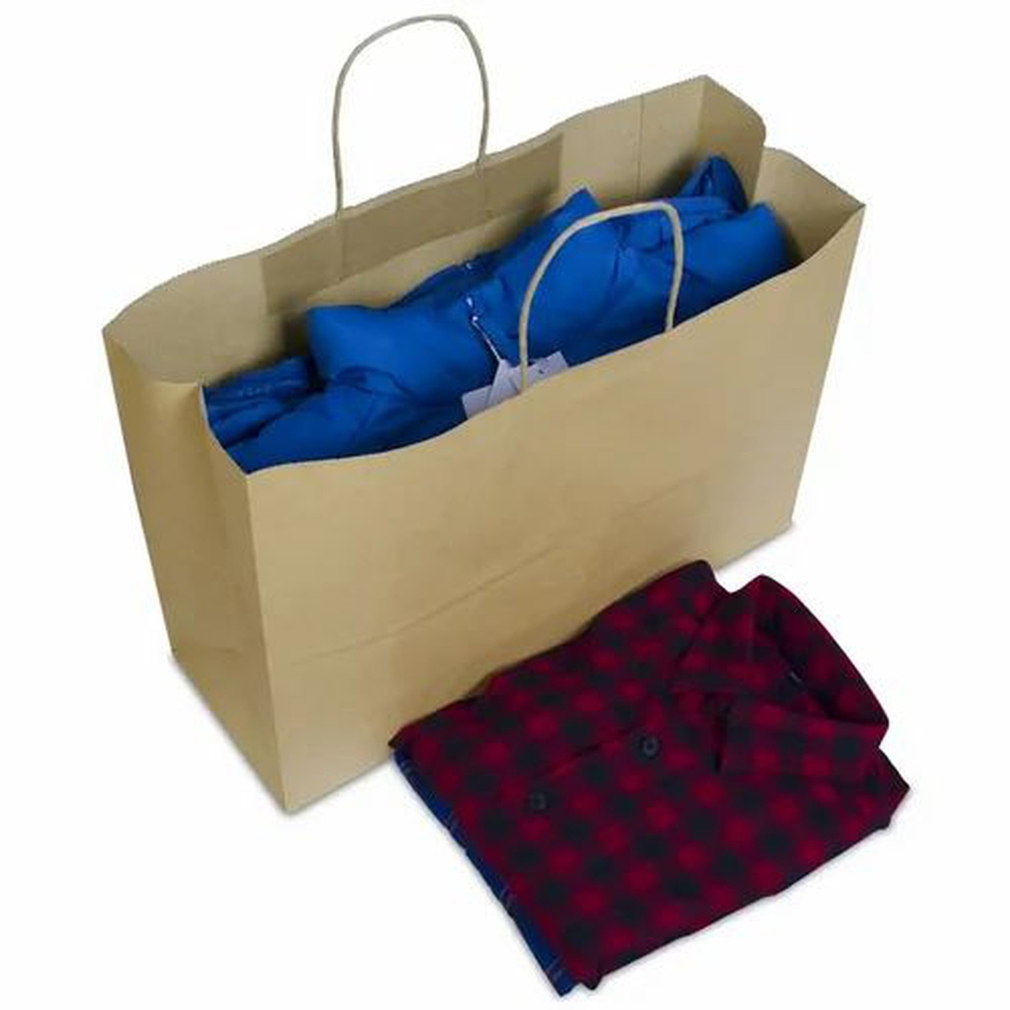 Kraft Paper Gift Shopper Bag 130gsm Landscape