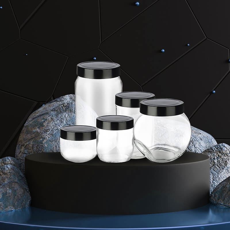 Titiz 660ml Minnt Glass Storage Jar KC-268