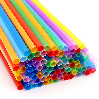 Bubble Tea Boba Straws Plastic 12mmx21cm 100pack