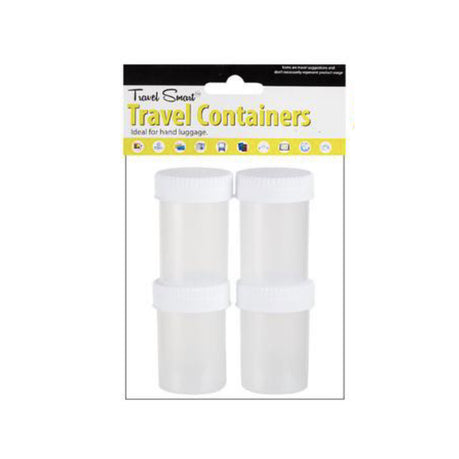 Travel Smart Jar Bottles 40ml 4pack
